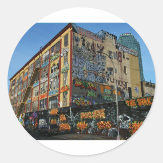 Sticker Rond Style de malade nyc graffiti