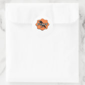 Sticker Rond Style décontracté tendance F Caw F Classique (Sac)
