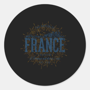 Sticker Rond Style France