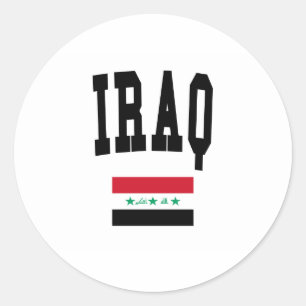 Sticker Rond Style Irak