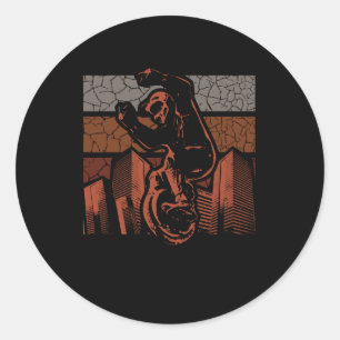 Sticker Rond Style Monowheel EUC urbain