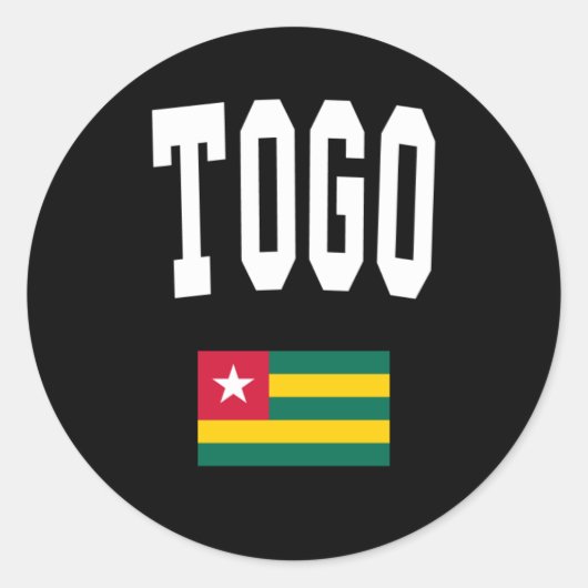 Sticker Rond Style Togo (Devant)