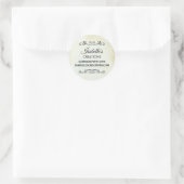 Sticker Rond Style Vintage ancien Western Business (Sac)