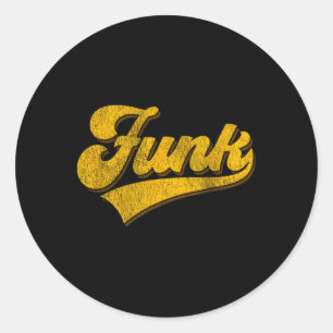 Sticker Rond Style vintage Soul Music Retro Dancing 80s Disco -