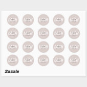 Sticker Rond styliste moderne violet bronze (Feuille)