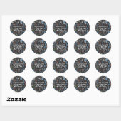 Sticker Rond Sublimation ronde 2025 (Feuille)