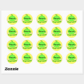 Sticker Rond Sublime (Feuille)