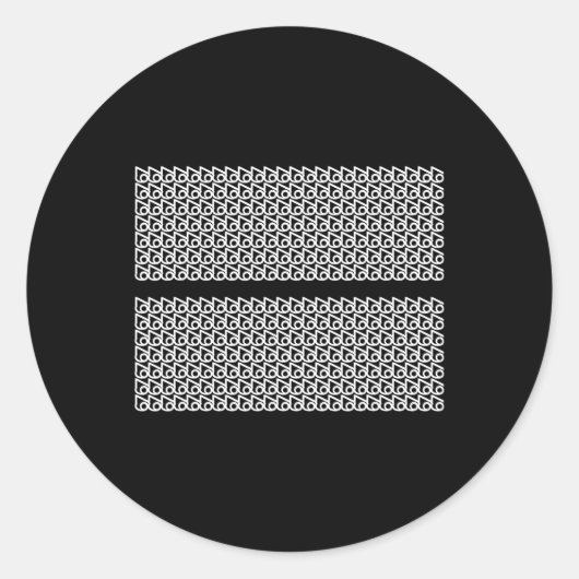 Sticker Rond Subtle 67 Six Seven Brainrot _3 (Devant)