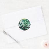 Sticker Rond Succulent (Enveloppe)