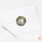 Sticker Rond Succulents de verdure (Enveloppe)