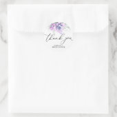 Sticker Rond Succulents Merci de verdure argent (Sac)