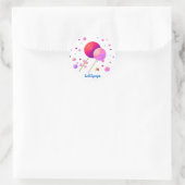 Sticker Rond Sucettes Sucrées (Sac)