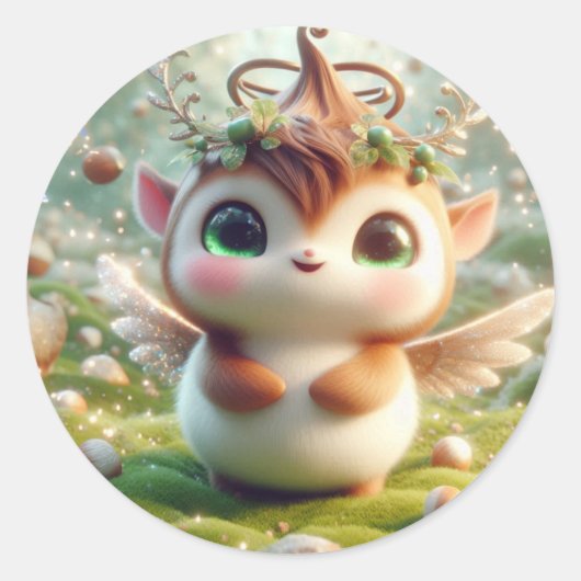 Sticker Rond Sucre Brown (Devant)