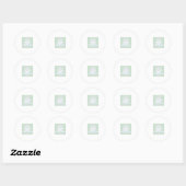 Sticker Rond Sucré comme sucre (Feuille)