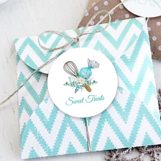 Sticker Rond Sucre de boulangerie