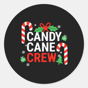 Sticker Rond Sucre de canne Crew Shirt Adulte Hommes Femmes Enf