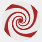 Sticker Rond Sucre de canne de base Pepperment Drop (Devant)