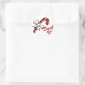 Sticker Rond Sucre de canne Suck It (Sac)