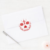 Sticker Rond sucre skullz : 2 (Enveloppe)