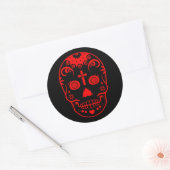 Sticker Rond sucre skullz : 2 (Enveloppe)