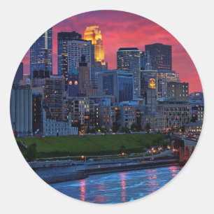Sticker Rond Sucrerie d'oeil de Minneapolis