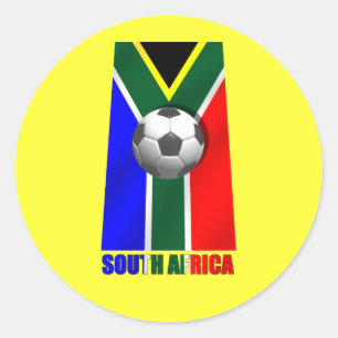 Sticker Rond Sucreries de ballon de football de l'Afrique du