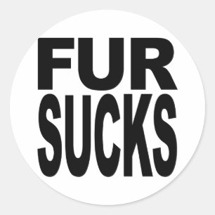 Sticker Rond Sucres de fourrure