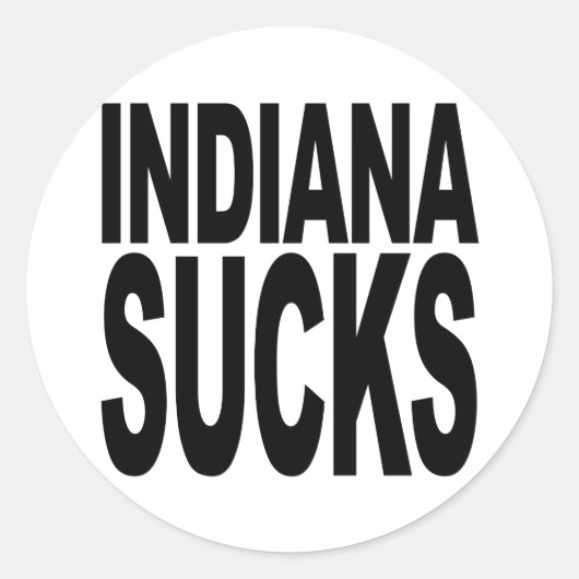 Sticker Rond Sucres d'Indiana (Devant)