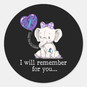 Sticker Rond Suicide Prevention