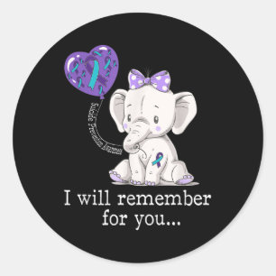 Sticker Rond Suicide Prevention