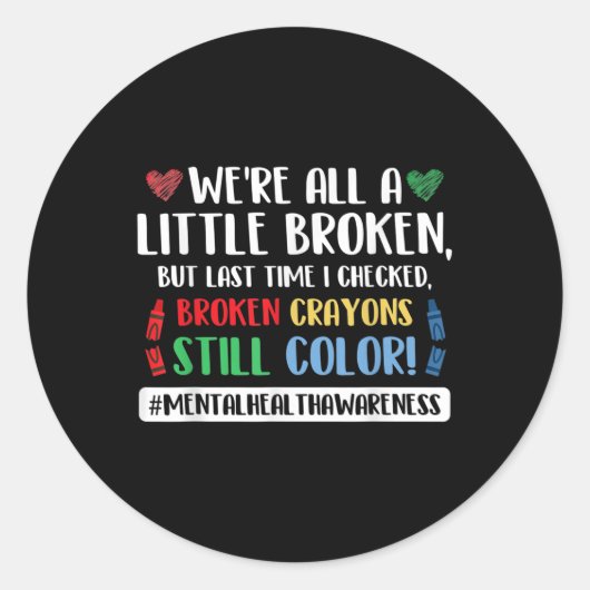 Sticker Rond Suicide Prevention (Devant)