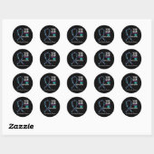 Sticker Rond Suicide prevention Awareness You Can Never Be Repl (Feuille)