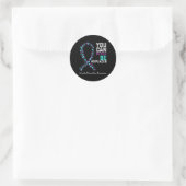 Sticker Rond Suicide prevention Awareness You Can Never Be Repl (Sac)