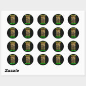 STICKER ROND SUICIDE SATIVA (Feuille)