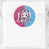 Sticker Rond Suicide Squad | Harley Laugh (Sac)