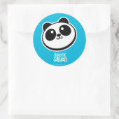 Sticker Rond Suicide Squad | Logo de Panda Purveyor (Sac)