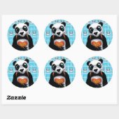 Sticker Rond Suicide Squad Panda (Feuille)