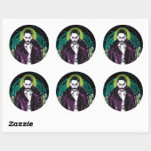 Sticker Rond Suicide Squad | Retro Rock Graphic (Feuille)