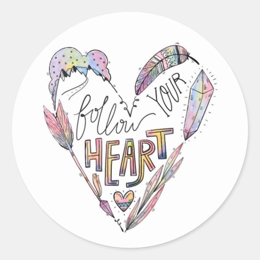 Sticker Rond Suilow Your Heart (Devant)