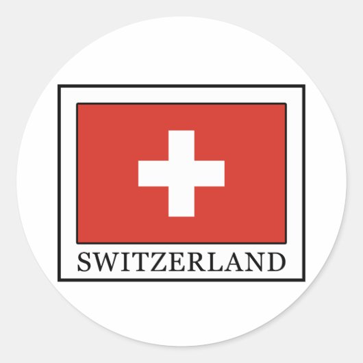 Sticker Rond Suisse (Devant)