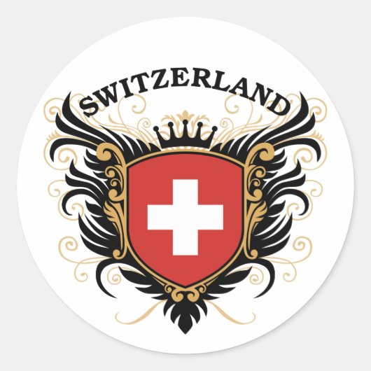 Sticker Rond Suisse (Devant)