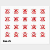 Sticker Rond Suisse (Feuille)