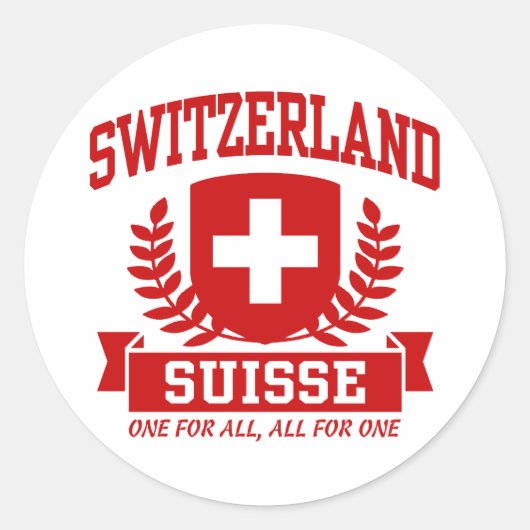 Sticker Rond Suisse (Devant)