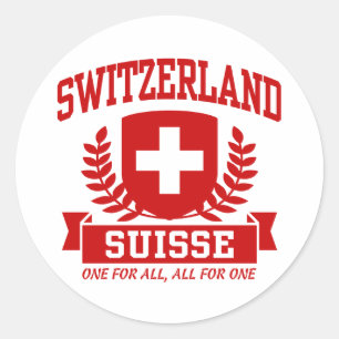 Sticker Rond Suisse