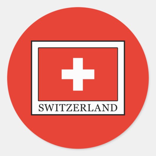 Sticker Rond Suisse (Devant)