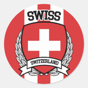 Sticker Rond Suisse