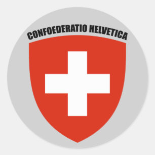 Sticker Rond Suisse : Confoederatio Helvetica