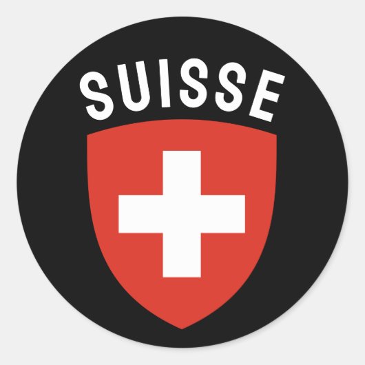 Sticker Rond Suisse (Suisse francophone) (Devant)
