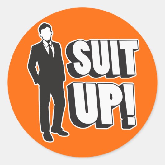 Sticker Rond Suit ! (Devant)