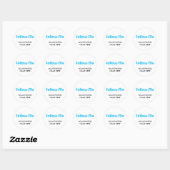 Sticker Rond suivez-moi (twitter) (Feuille)